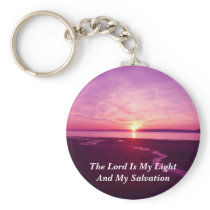 The Lord is My Light And My Salvation keychains