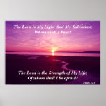 The Lord is My Light And My Salvation Poster