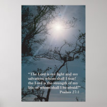The Lord is my light Print