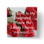 The Lord is My Shepherd Buttons