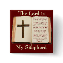 The LORD is My Shepherd buttons