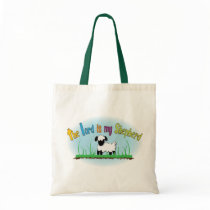 The Lord is my Shepherd Christian cloth tote bag by UpstreamDesigns The Lord is my Shepherd Christian cloth tote bag
