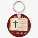 The LORD is my shepherd keychains