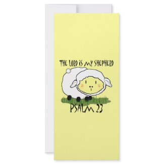 The LORD is my shepherd Psalm 23 Infant t-shirt- U rackcard