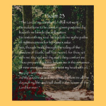 The Lord is my shepherd, Psalm 23 posters