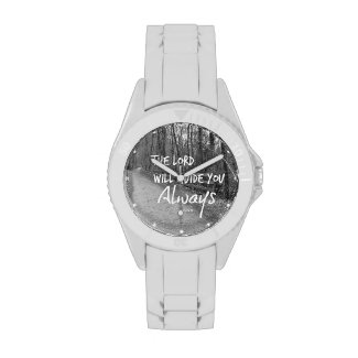 The Lord will guide you bible verse Watch