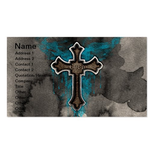 The Lord's Cross Business Cards (front side)