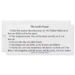 The Lord's Prayer Card Rack Card Template