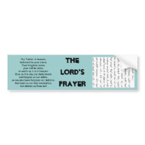 the Lord's prayer in manchu bumper sticker