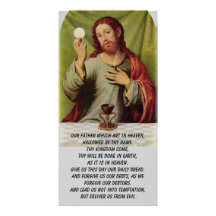 The Lord's Prayer photo card