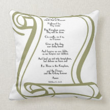 The Lords Prayer Pillow