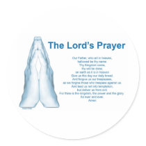 The Lords Prayer stickers