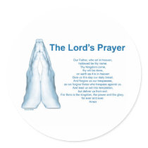 The Lords Prayer stickers