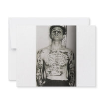The Lord's Prayer (tattooed) Personalized Announcement