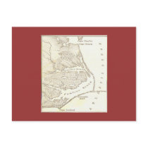 The Lost Colony of Roanoak Postcard by pilgrim90020 The Lost Colony of Roanoak Postcard