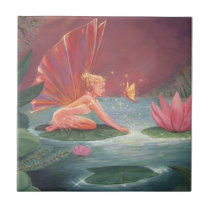 The Lotus Pond Fairy - Tile tiles