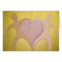 The Love Between Us Radiates Card (Customizable)