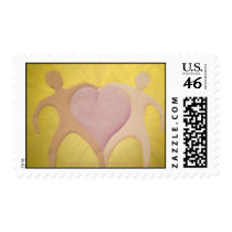 The Love Between Us Radiates Postage postage