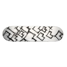 The love is flying skateboard deck