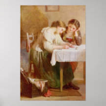 The Love Letter, 1871 Poster