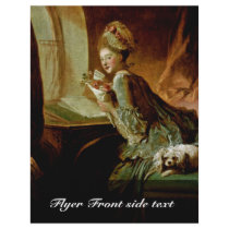 The Love Letter,  By Fragonard, Jean-Honoré (Best Custom Flyer