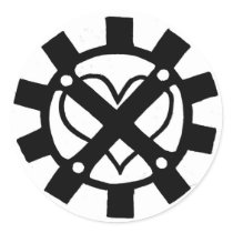 "The Love Machine" - Sticker by AHumanandHisStds "The Love Machine" - Sticker