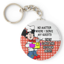 The Love The Kitchen Best Key Chains