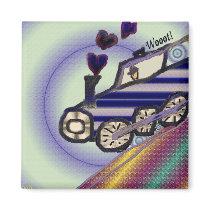 The Love Train Refrigerator Magnets