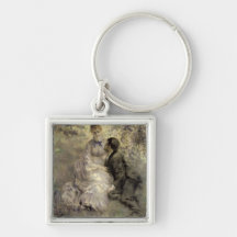 The Lovers, c.1875 Key Chain