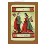 "The Lovers" tarot card