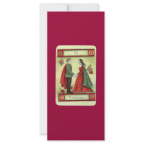 "The Lovers" tarot card rack cards