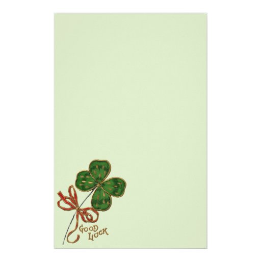 The Luck O The Irish St. Patrick's Day Stationery Zazzle