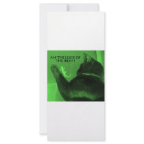 THE LUCK OF THE IRISH FULL COLOR RACK CARD