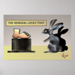 The Lucky Foot by Anjo Lafin Print