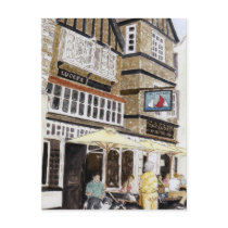 'The Lugger (Fowey)' Postcard
