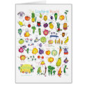The Lunchbox Bunch, characters card