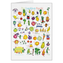 The Lunchbox Bunch, characters card cards