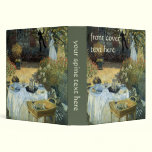 The Luncheon by Claude Monet 3 Ring Binders