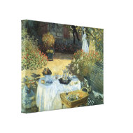 The Luncheon by Claude Monet wrappedcanvas