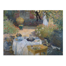 The Luncheon: Monet's garden at Argenteuil Post Card