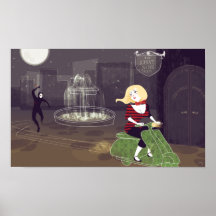The Lurker's Pursuit Print