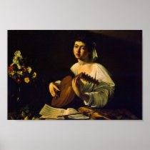 The Lute Player By Michelangelo Merisi Da Caravagg Posters