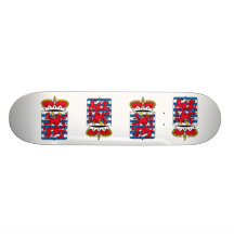 the  Luxembourg, Belgium Custom Skate Board