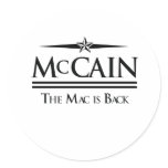 THE MAC IS BACK T-SHIRT STICKERS