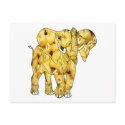 The Macaroni Noodle Elephant-postcard