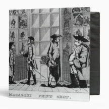 The Macaroni Print Shop, pub. by N. Darley Vinyl Binder