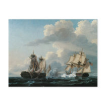 The Macedonian & The United States, 1812 Post Card