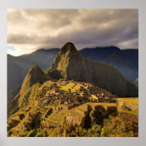 The Machu Picchu site near Cusco in Peru Posters