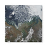 The Mackenzie River empties into Mackenzie Bay Refrigerator Magnets
