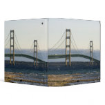 The Mackinac Bridge spanning the Straits of 4 binders